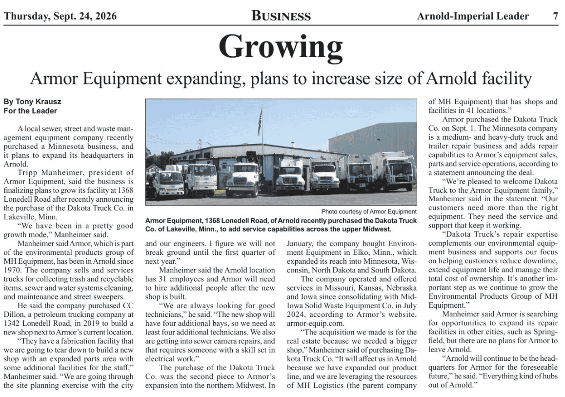 Armor Equipment Feature Story in Arnold-Imperial Leader - Armor Equipment