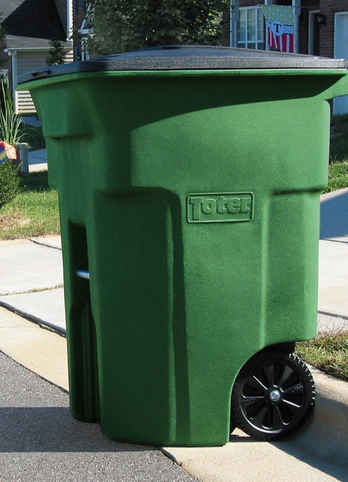 Green Toter Trash Bucket