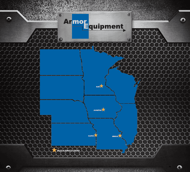 Sales & Service Center map